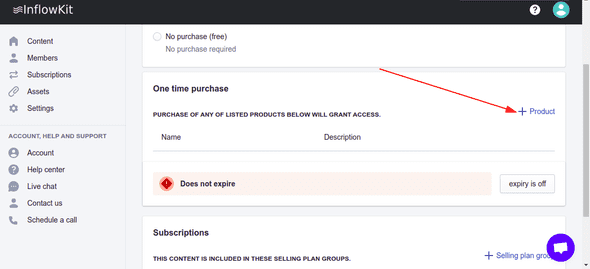 Screenshot showing course edit options